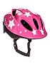  image of sport-direct-pink-stars-childrens-helmet-48-52cm