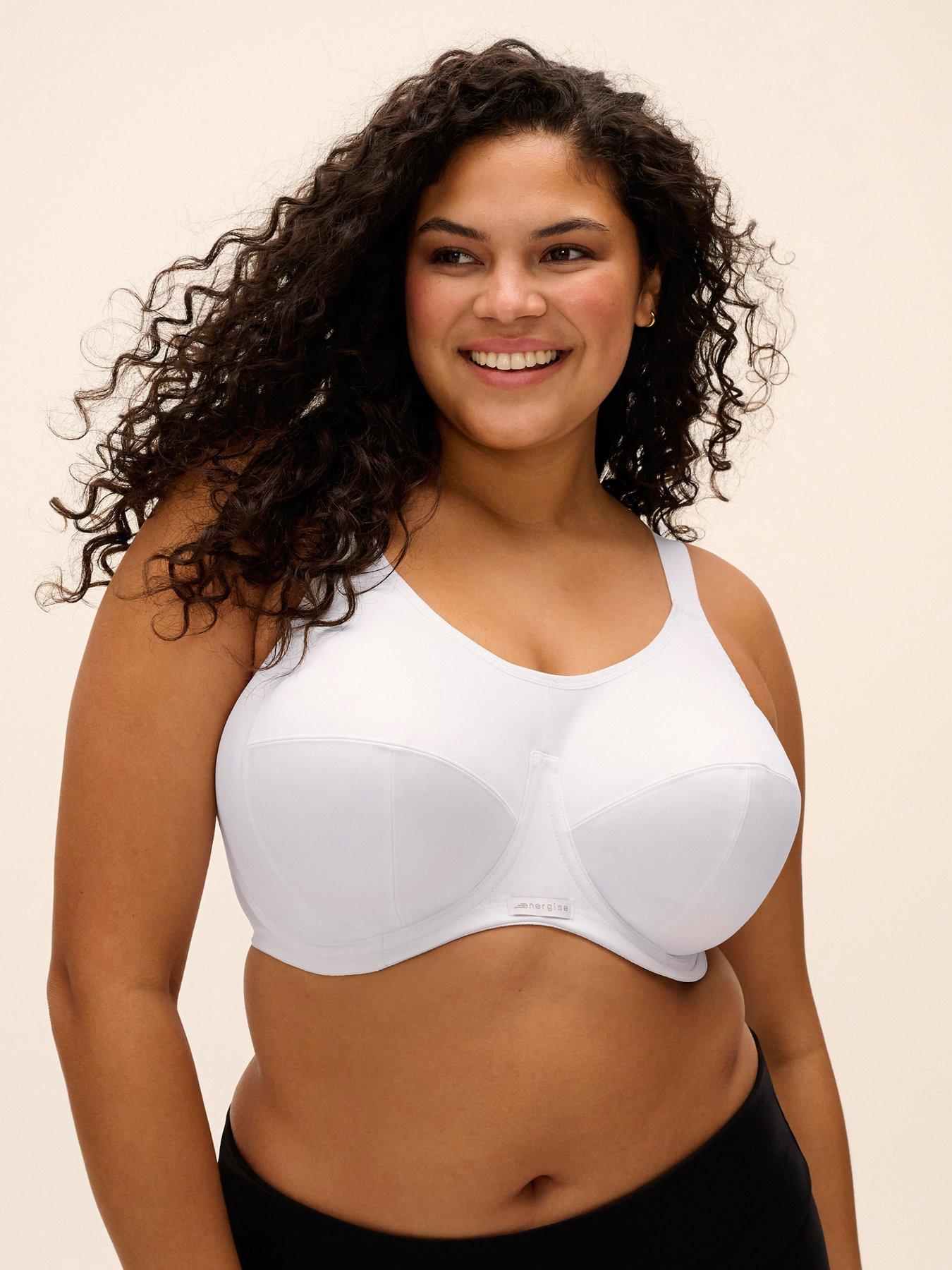 Image 1 of 4 of Elomi Energise Sports Bra - White