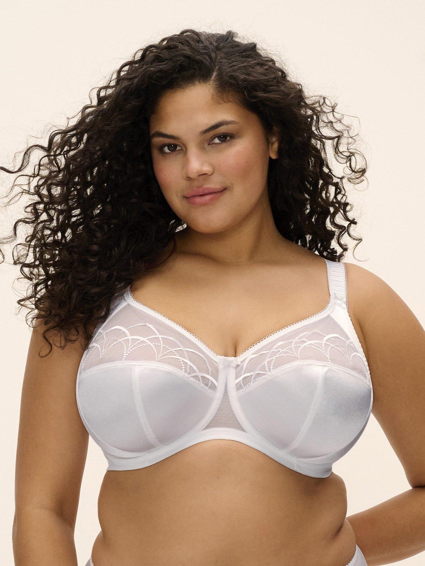 Image 1 of 3 of Elomi Cate Underwired Full Cup Banded Bra - White