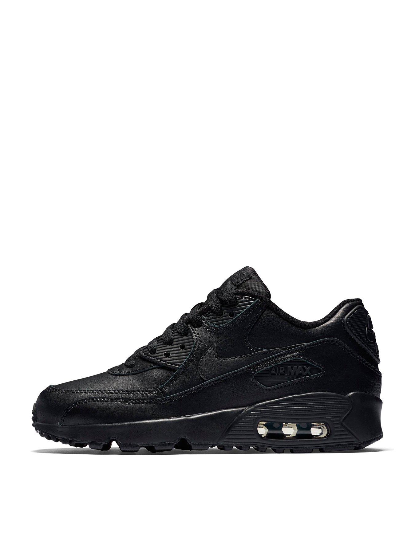 nike air max junior black