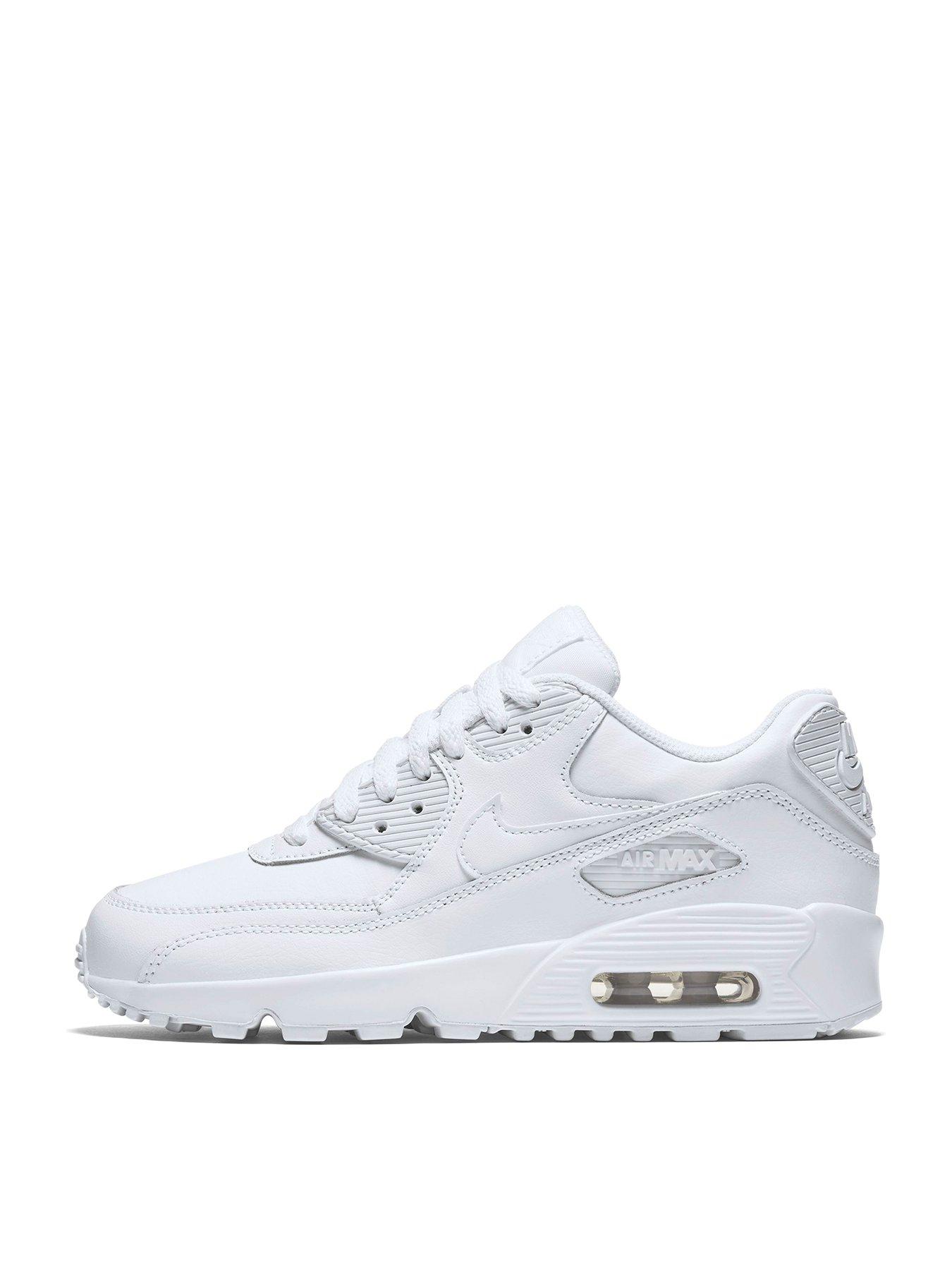 Nike Junior Air Max 90 Leather - White | littlewoods.com