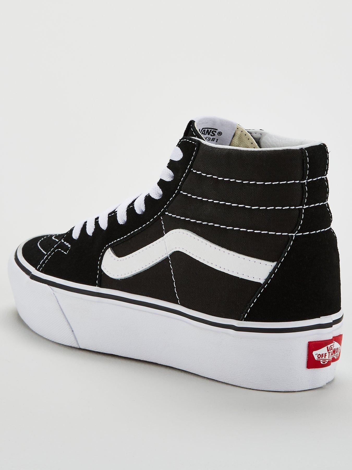 Vans sk8 hi on sale platform 2.0 white