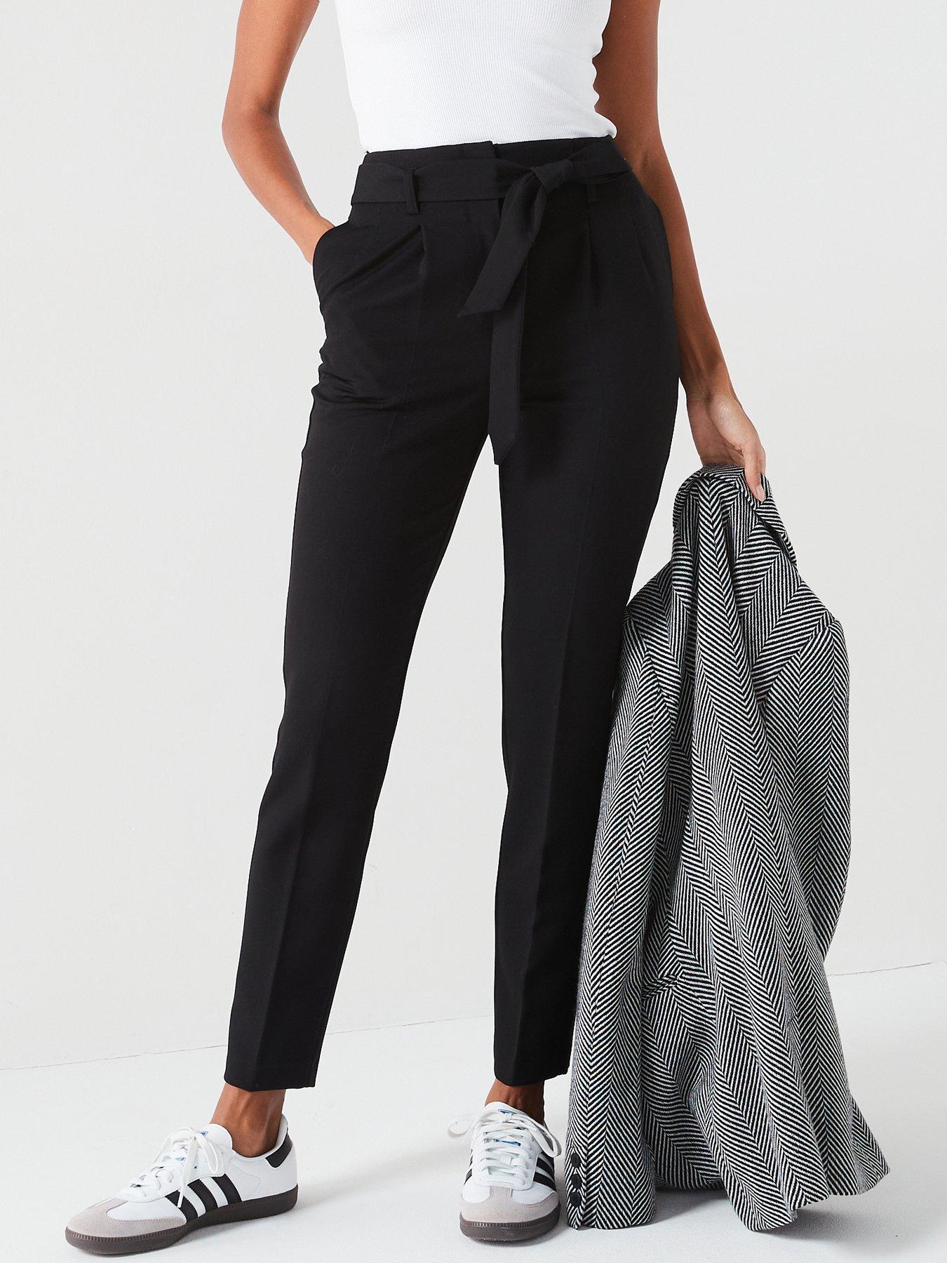 Image 4 of 6 of V by Very The Tapered Leg Trouser - Black