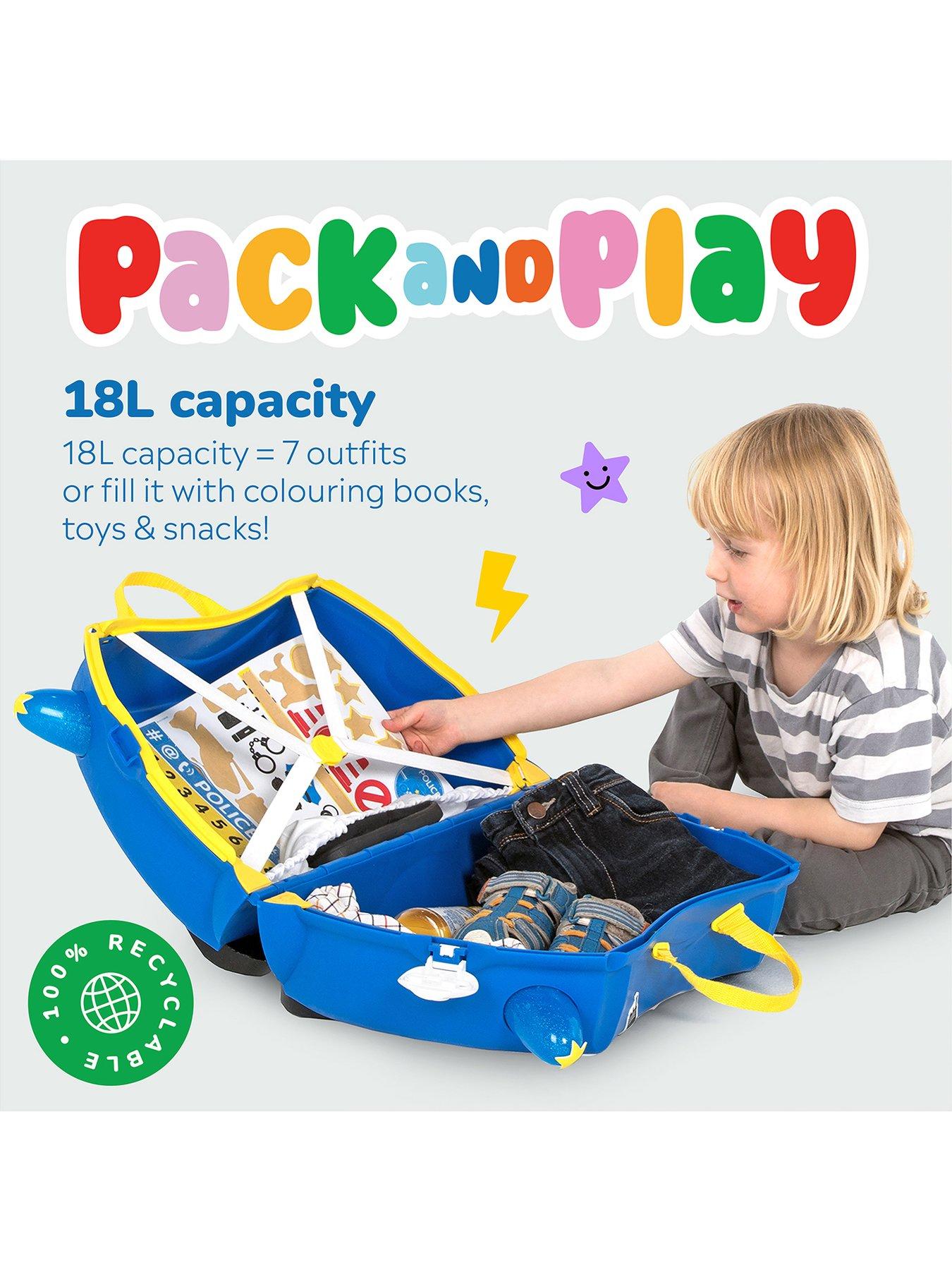 Image 7 of 8 of trunki Ride-On Suitcase - Percy The Policecar