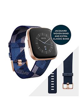 Fitbit Fitbit Versa 2 Special Edition - Navy &Amp; Pink / Copper Rose Picture