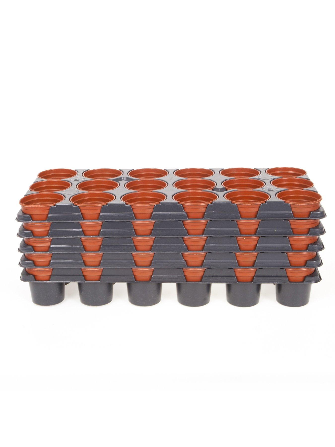Image 2 of 5 of You Garden Professional Shuttle Trays Including 90 Pots For Pricking Out