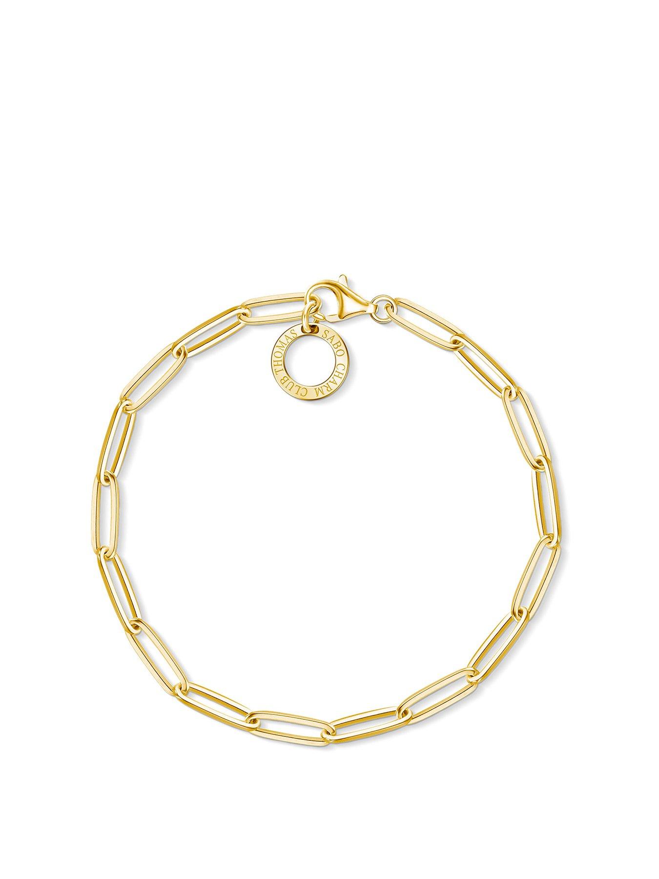 thomas-sabo-18k-gold-plate-paper-clip-link-sterling-silver-17cm-charm-carrier-bracelet