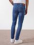 image of river-island-stretch-skinny-fit-jean-mid-blue