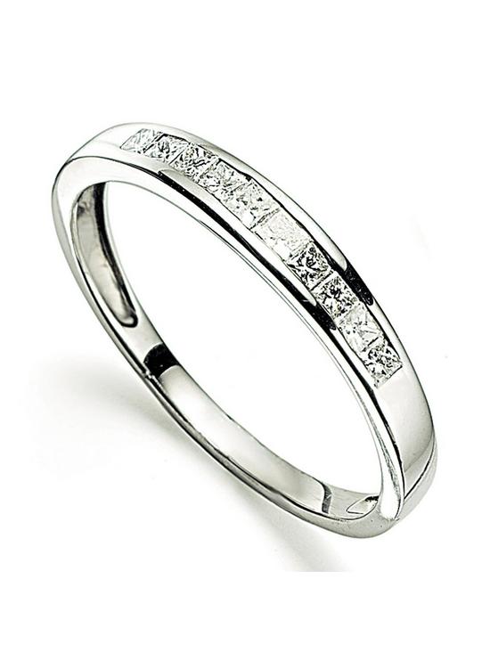 front image of love-diamond-platinum-25-point-diamond-channel-set-eternity-ring