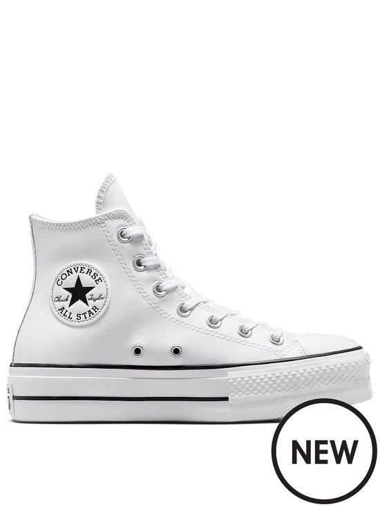 front image of converse-chuck-taylor-all-star-leather-lift-platform-hi-tops-whitenbsp