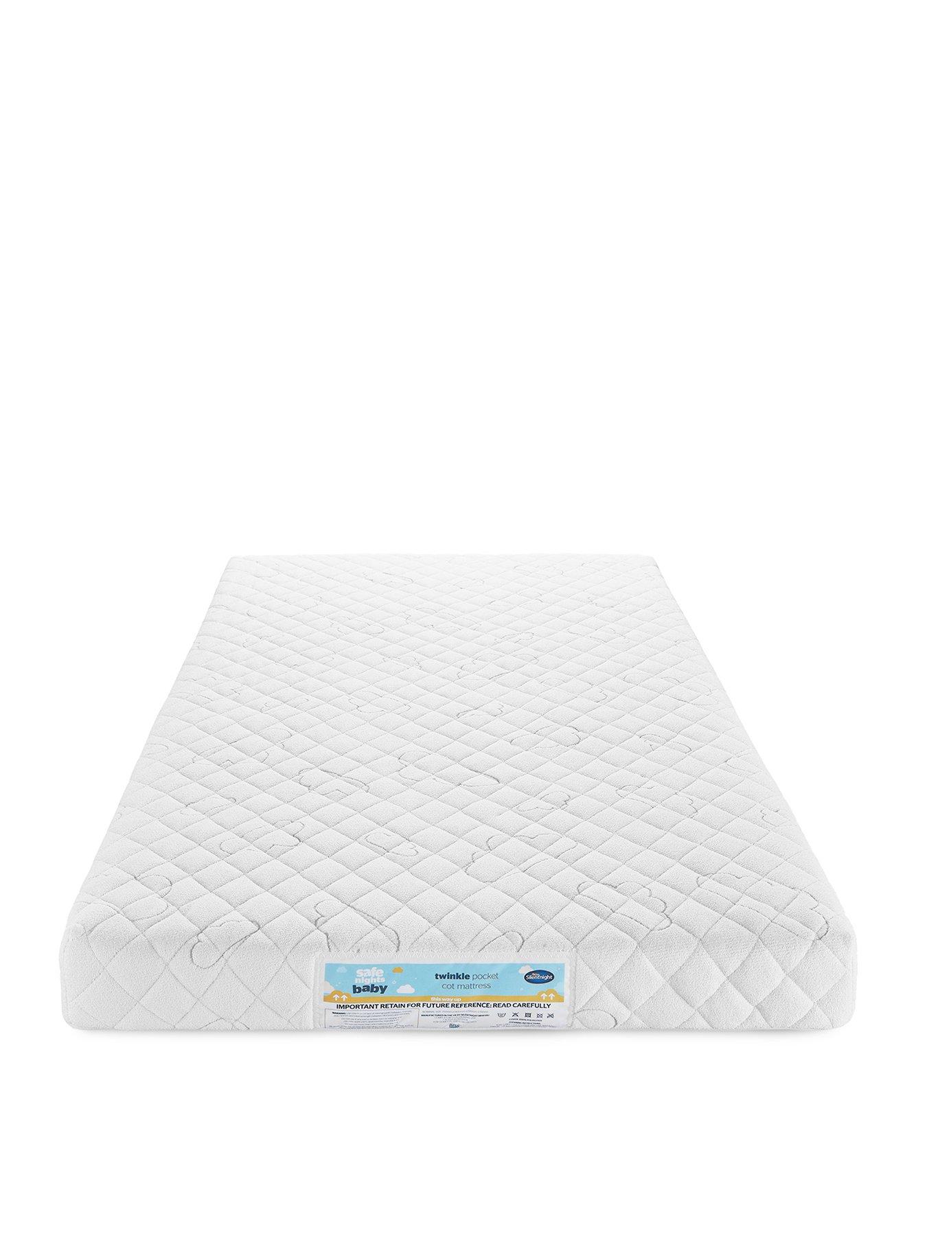 Silentnight Safe Nights Twinkle Pocket Cot Bed Mattress 70 x 140cm