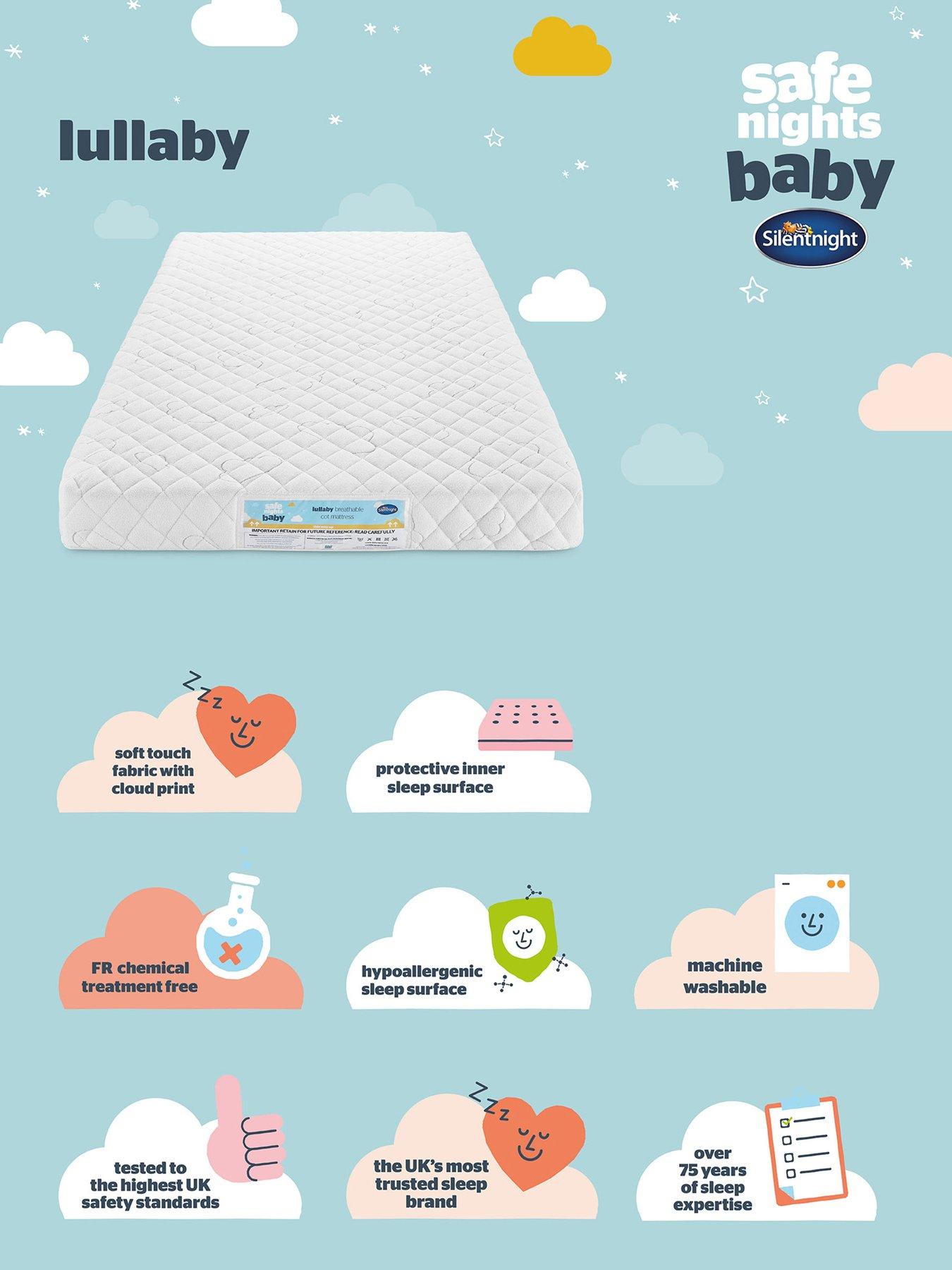Image 7 of 7 of Silentnight Safe Nights Lullaby Cot Mattress 60 x 120cm