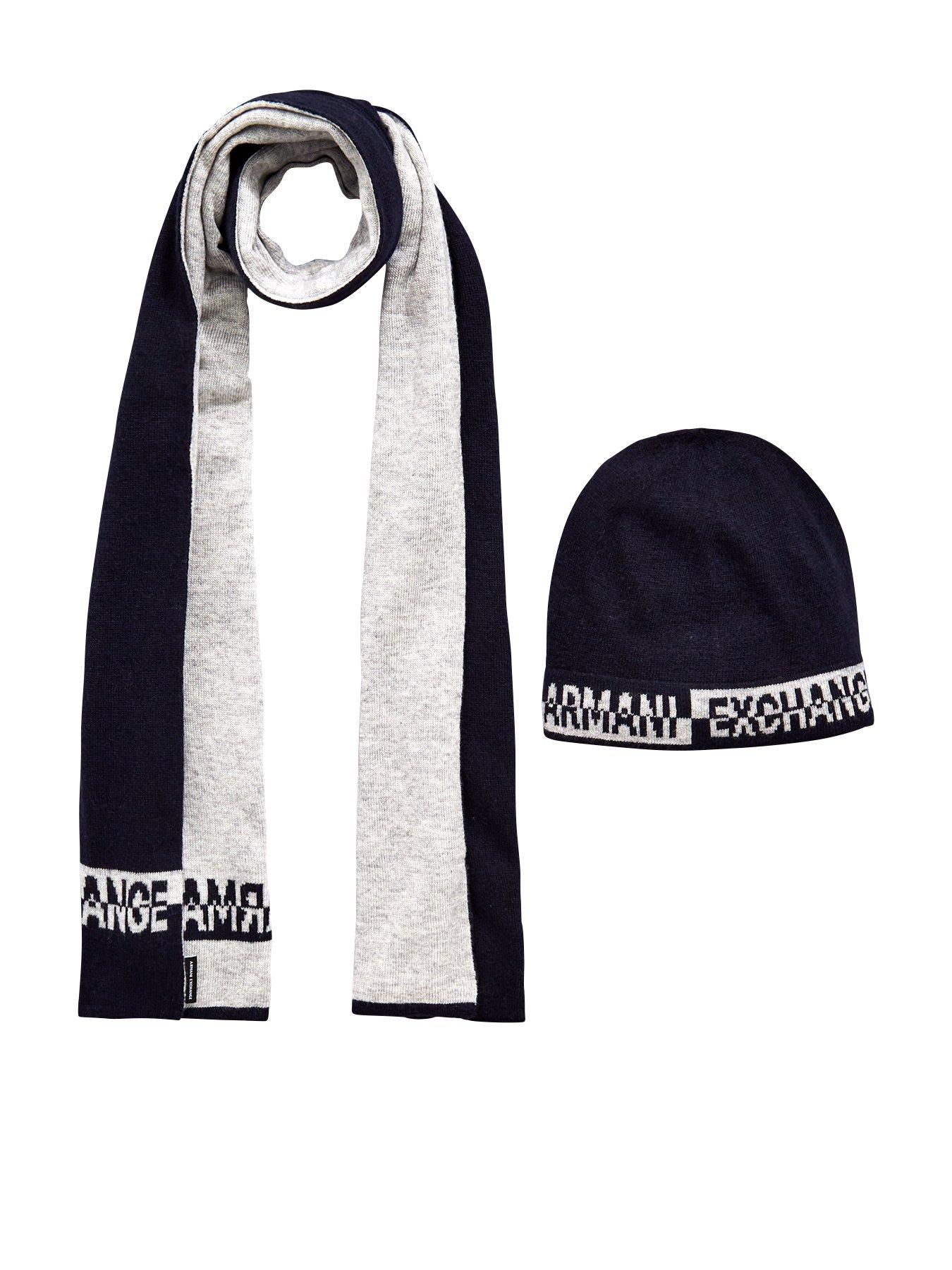 armani hat and scarf