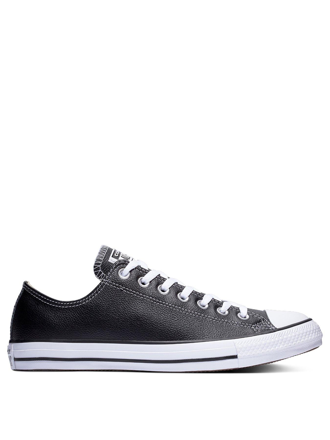 Converse leather trainers mens sale