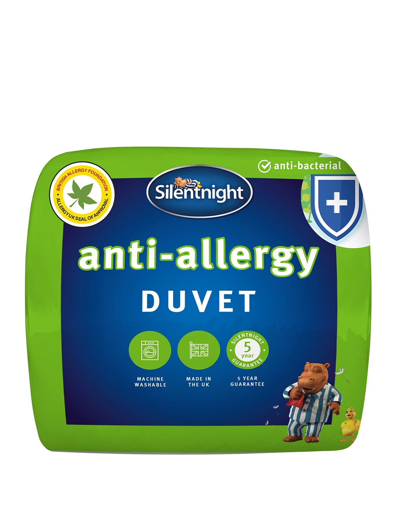undefined Anti Allergy, Anti Bacterial 10.5 Tog Duvet - White