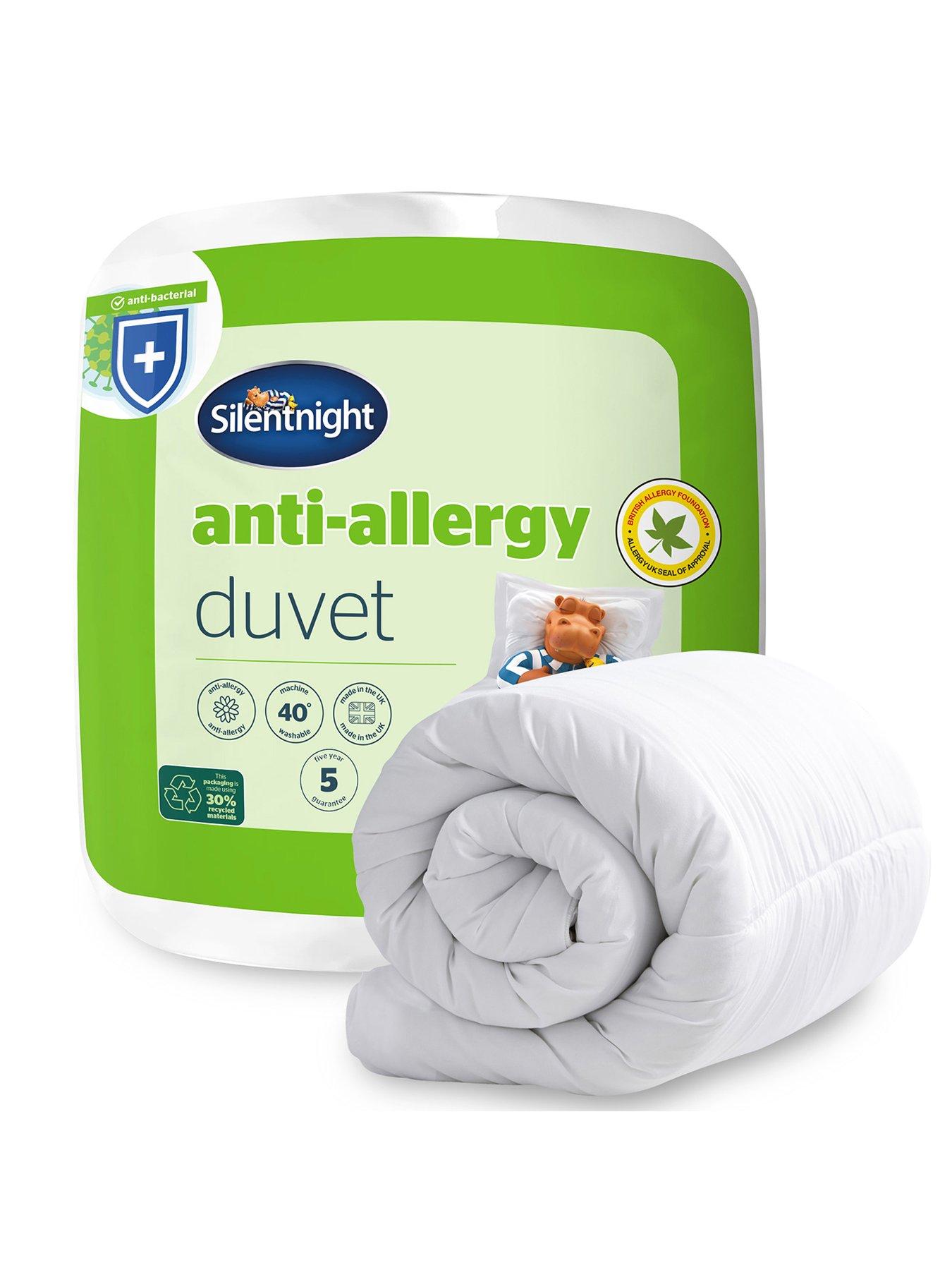 Silentnight Anti Allergy, Anti Bacterial 10.5 Tog Duvet - White