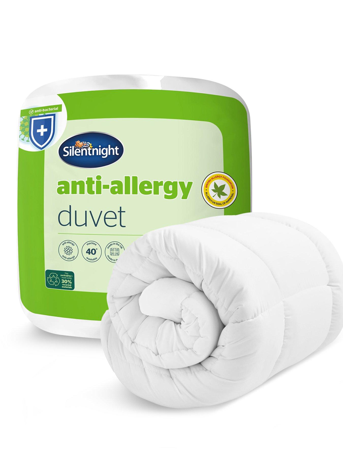 Silentnight Anti Allergy, Anti Bacterial 10.5 Tog Duvet - White
