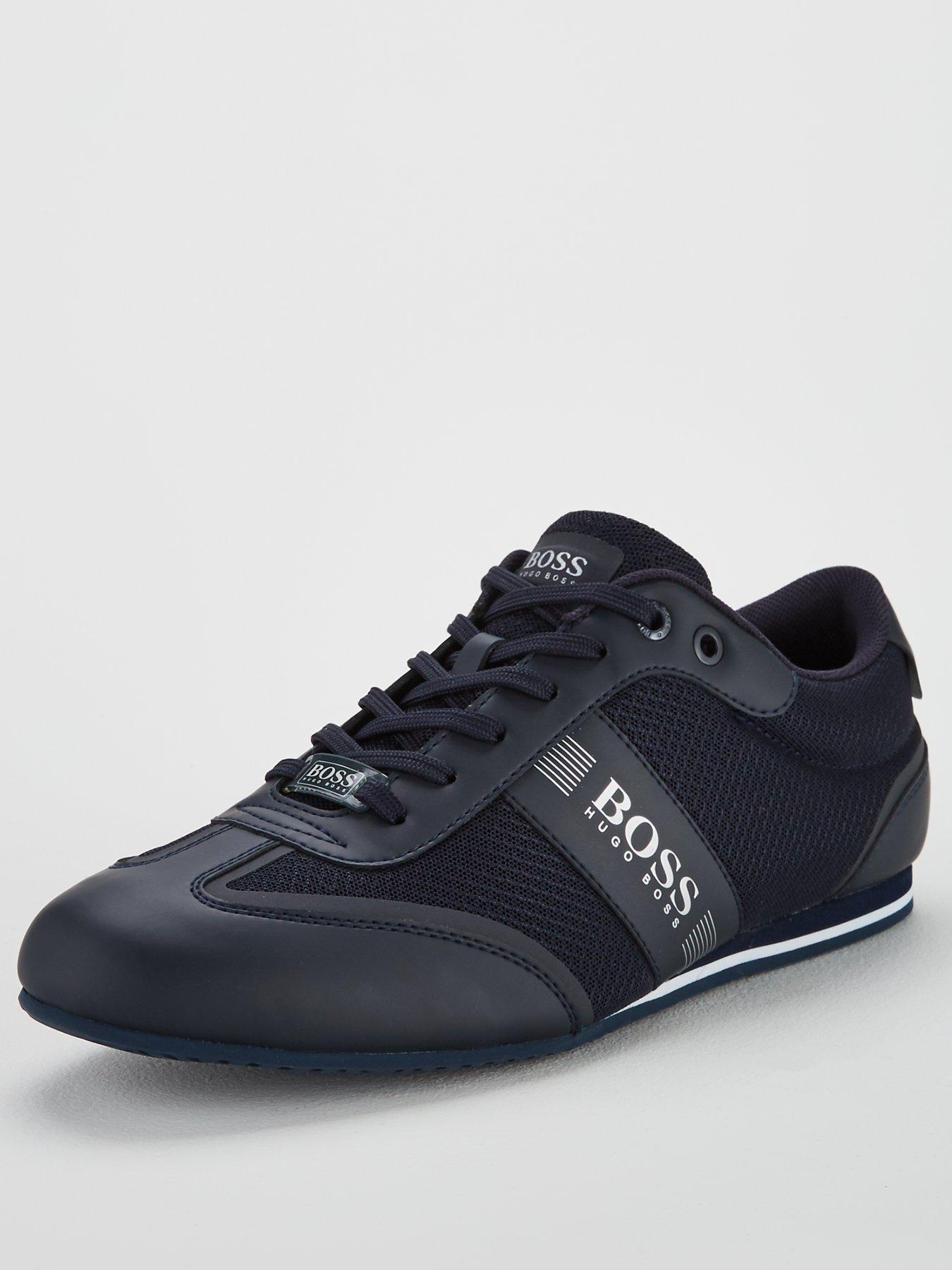 boss blue trainers