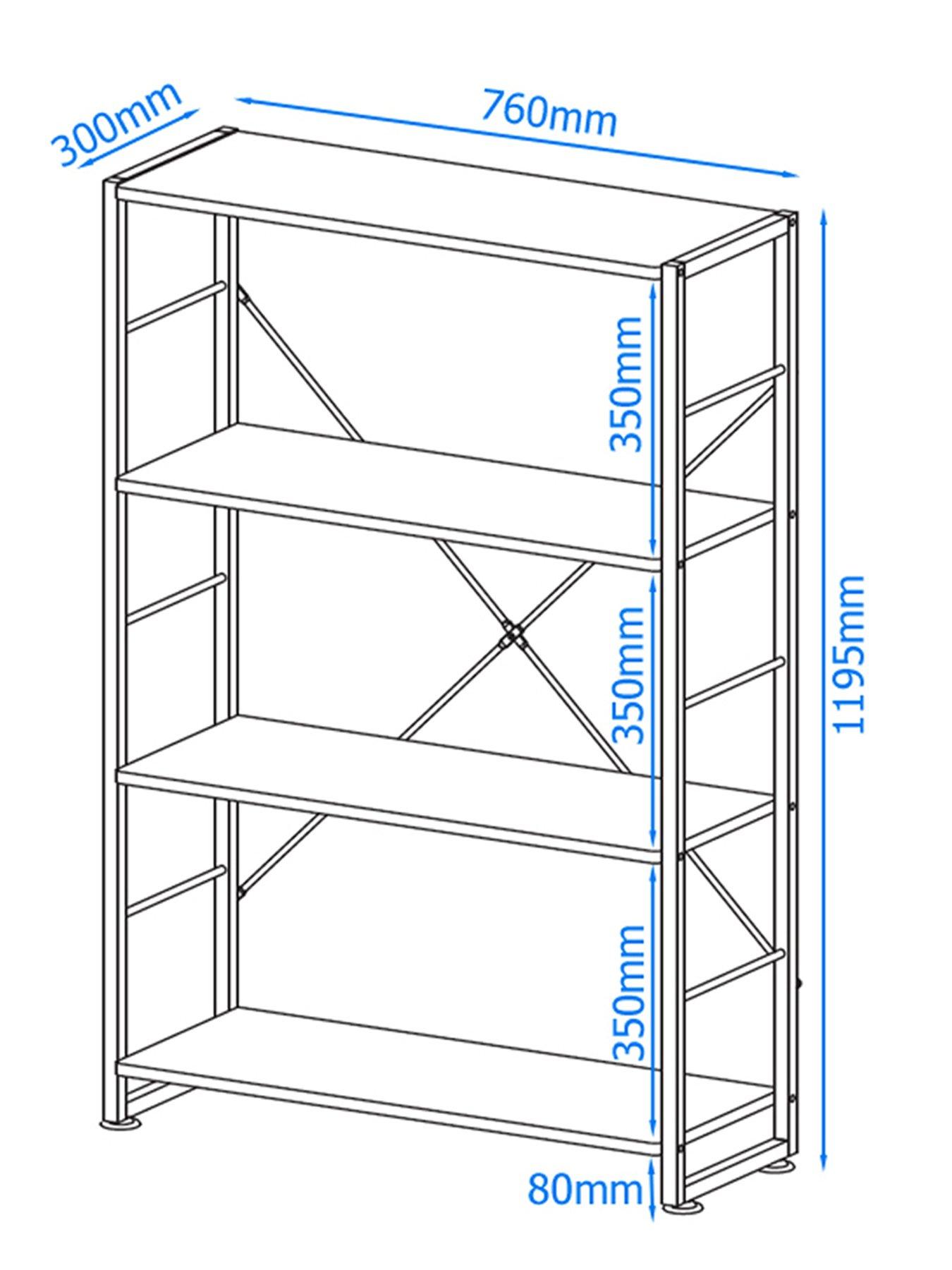  image of alphason-cabrini-bookcase