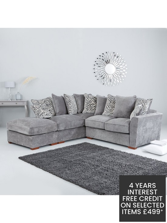 stillFront image of kingston-leftnbsphand-scatter-back-corner-chaise-sofa-bed-with-footstool