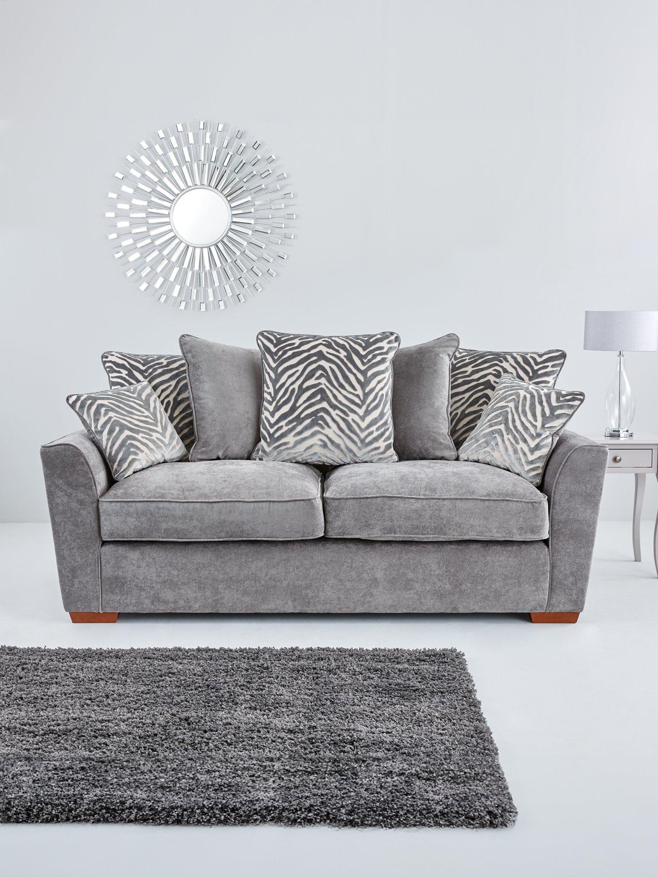 undefined Kingston Fabric 3 Seater Scatter Back Sofa - Made to Order in the UK