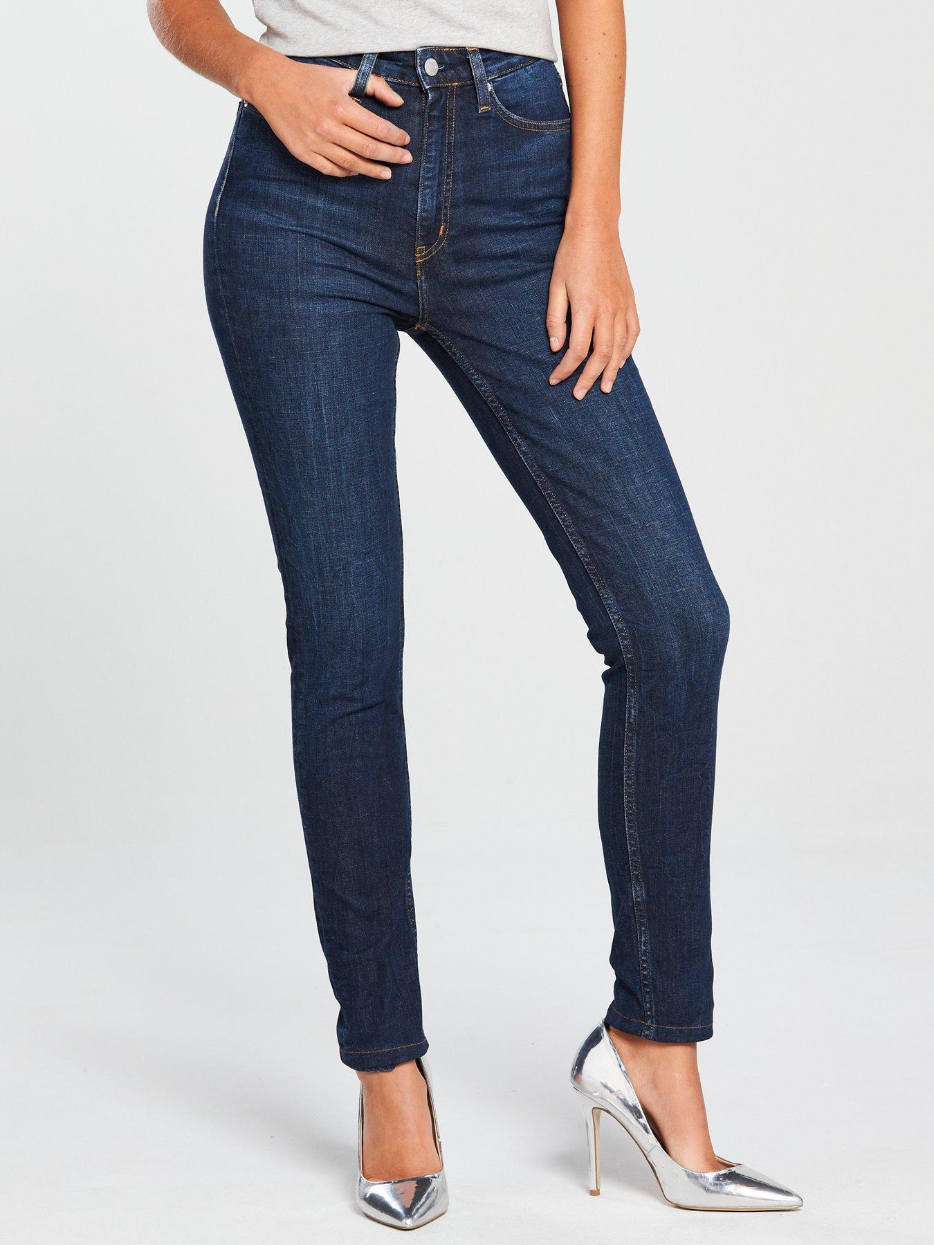 calvin klein high rise jeans