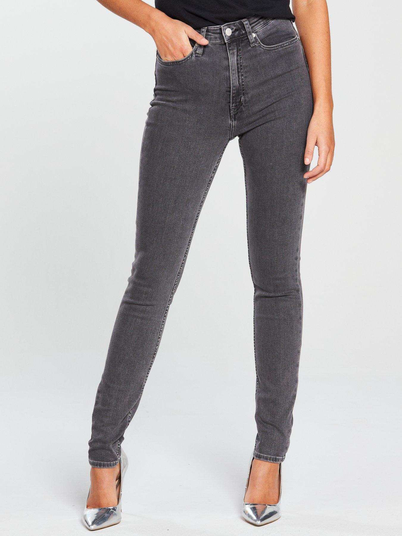 calvin klein high rise skinny jeans