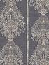  image of arthouse-silk-road-charcoal-wallpaper