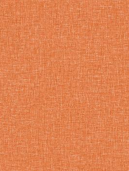 ARTHOUSE Arthouse Linen Texture Wallpaper - Vintage Orange Picture