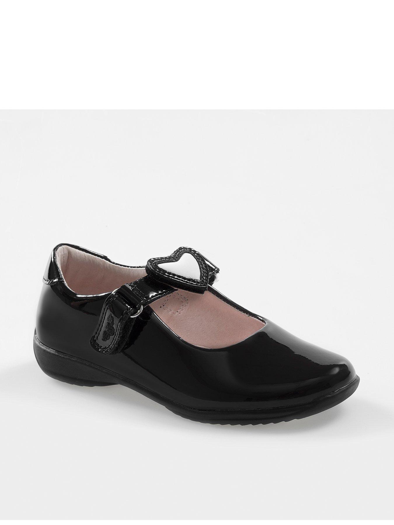 undefined Colourissima School Dolly Shoes - Black