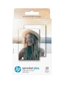 HP  Hp Sprocket Plus Photo Paper 5.8 X 8 Cm - 20 Sheets