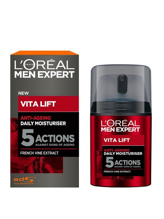 front image of loreal-paris-men-expert-vita-lift-5-anti-ageing-moisturiser-50ml