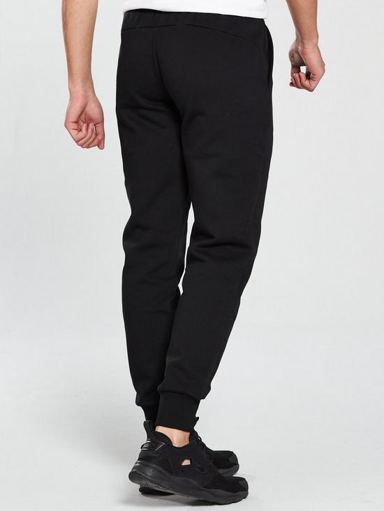 stillFront image of puma-elevated-essentials-slim-joggers-black