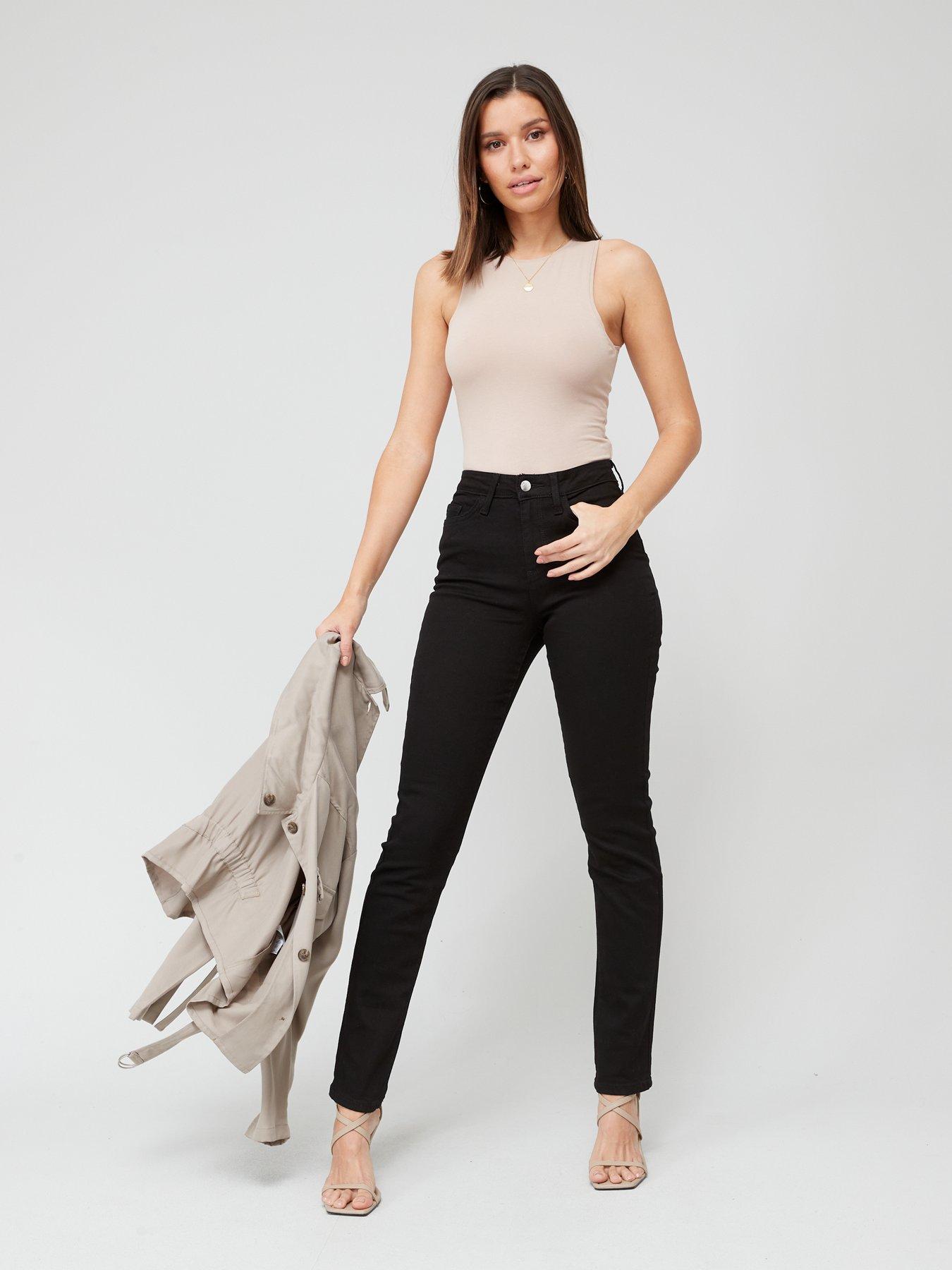 Image 3 of 5 of Everyday Tall Isabelle High Rise Slim Leg Jean - Black