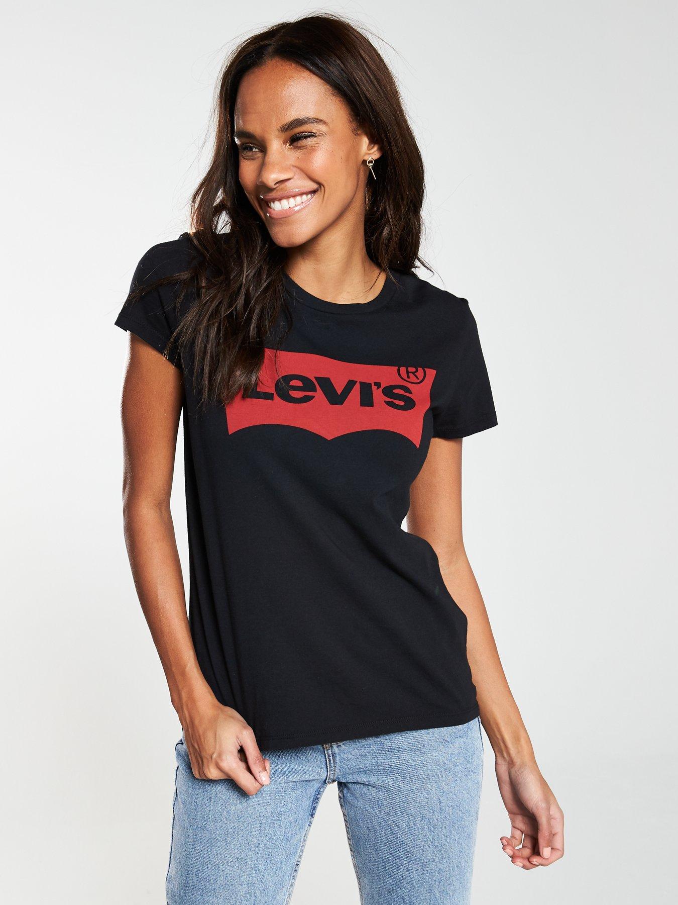 Levis black on sale shirt womens