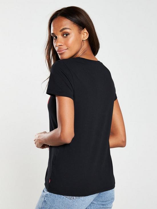 stillFront image of levis-the-perfect-t-shirt-mineral-black