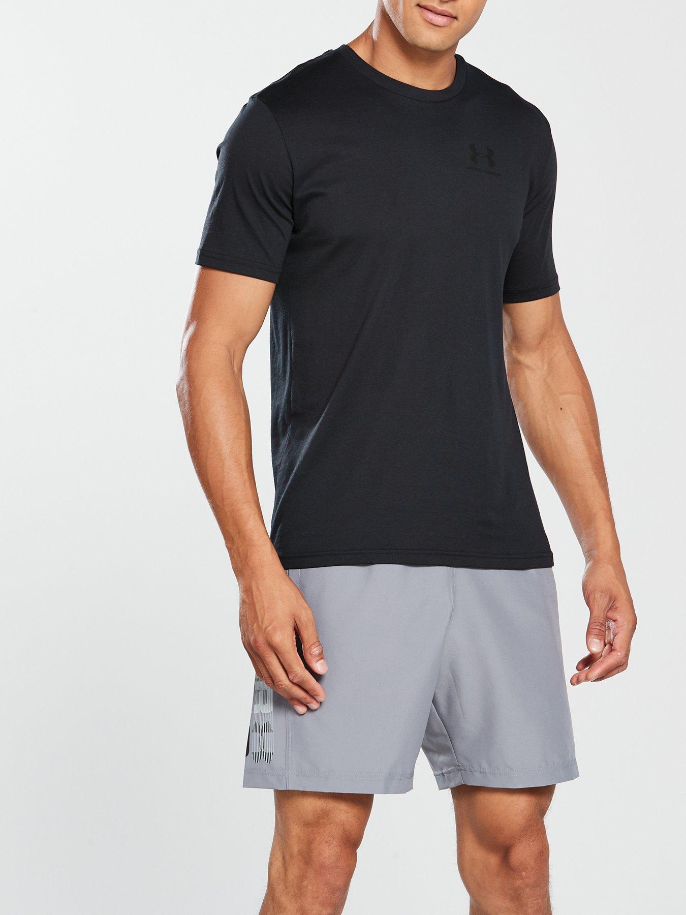 UNDER ARMOUR Training Sportstyle Left Chest Logo T-Shirt - Black