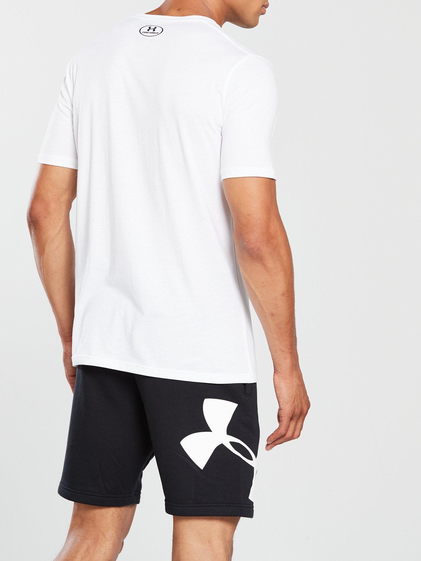 Image 2 of 4 of UNDER ARMOUR Training&nbsp;Sportstyle Left Chest Logo T-Shirt - White