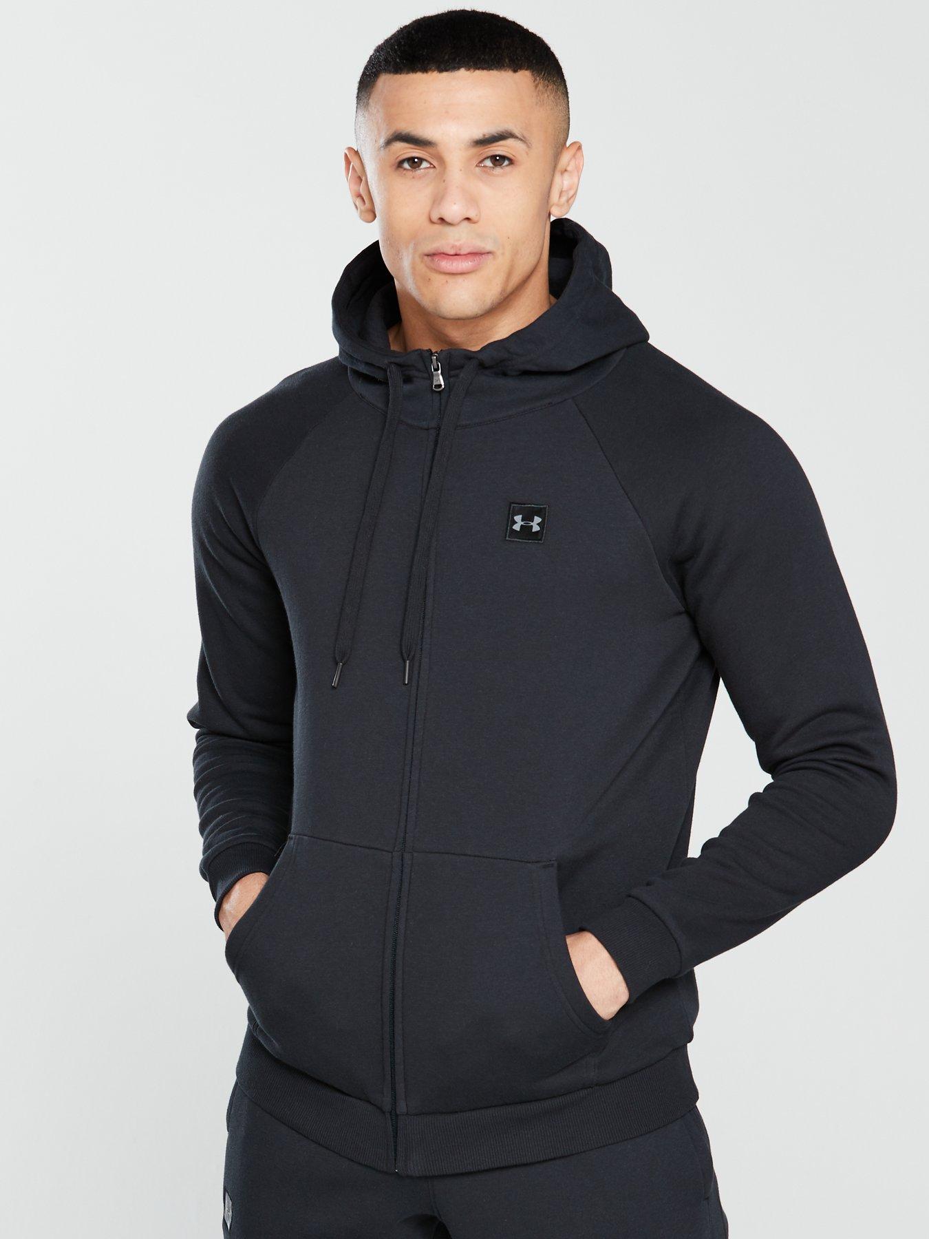 under armour black zip hoodie