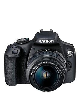 Canon   Eos 2000D Slr Camera With Ef-S 18-55Mm Is Ii Lens Kit