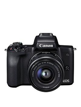 Canon   Eos M50 Csc 24.1 Megapixel Camera With Ef-M15-45Mm Lens Kit - Black
