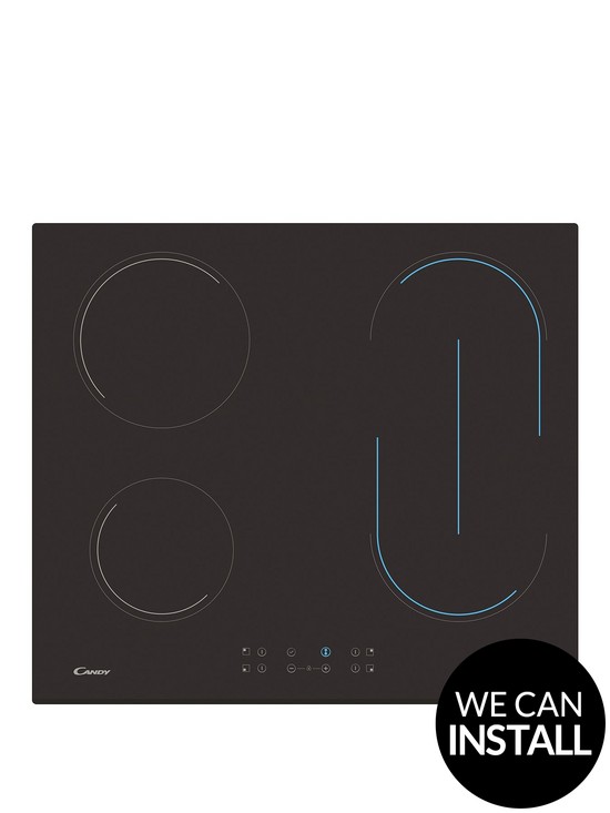front image of candy-ch64bvtnbsp60cm-ceramic-hob-with-optional-installation-black