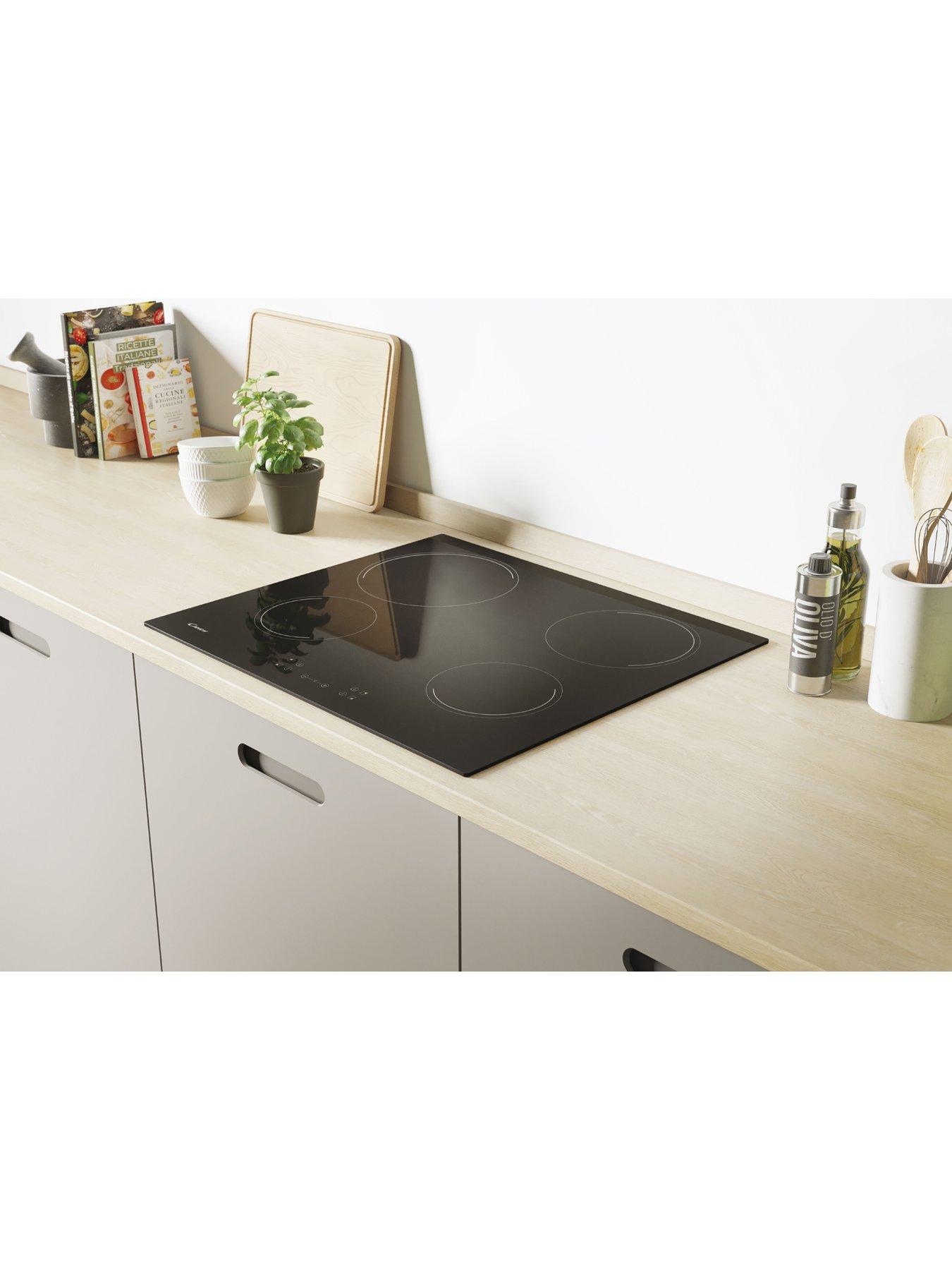  image of candy-ch64ccbnbsp60cm-ceramic-hob-with-optional-installation-black