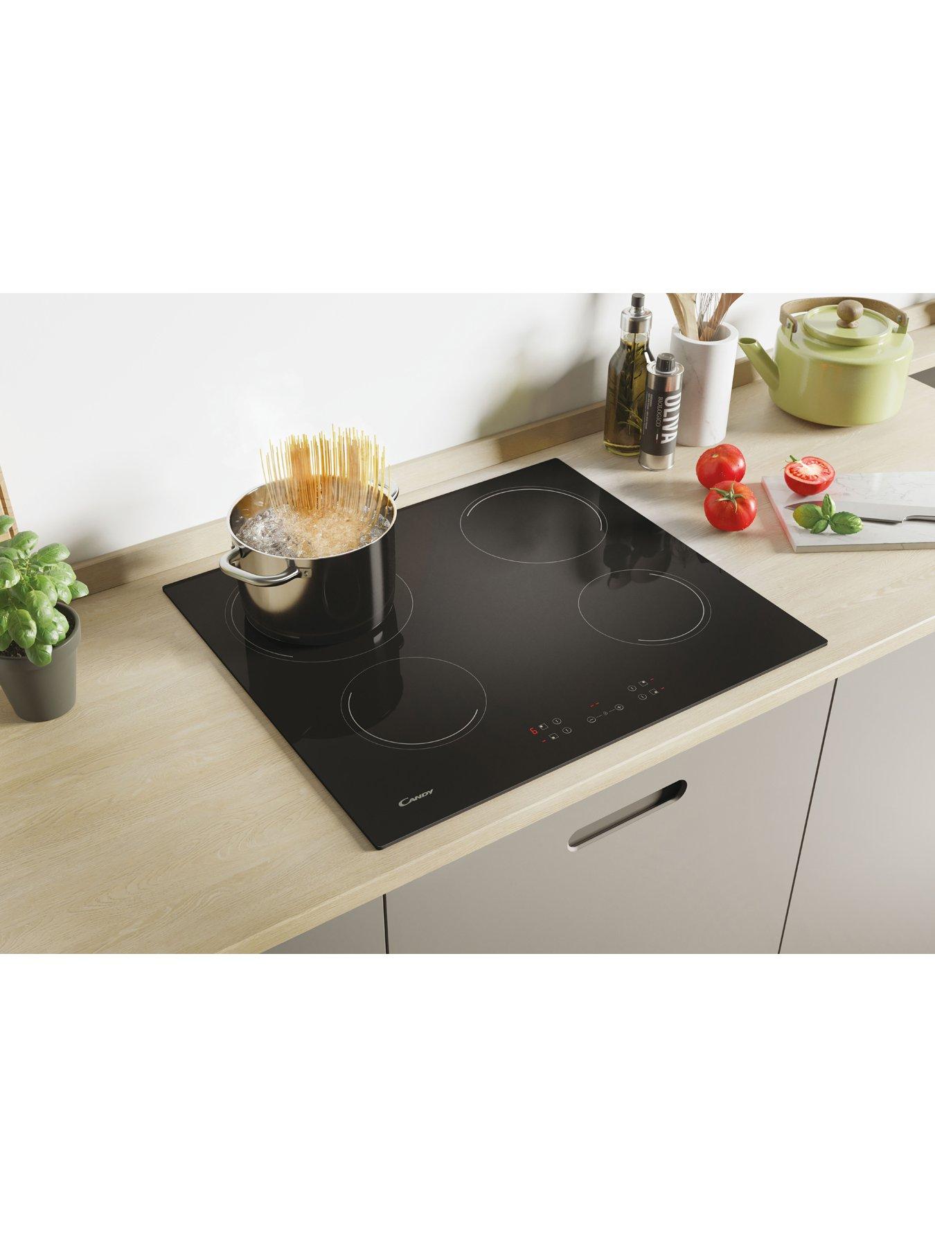  image of candy-ch64ccbnbsp60cm-ceramic-hob-with-optional-installation-black