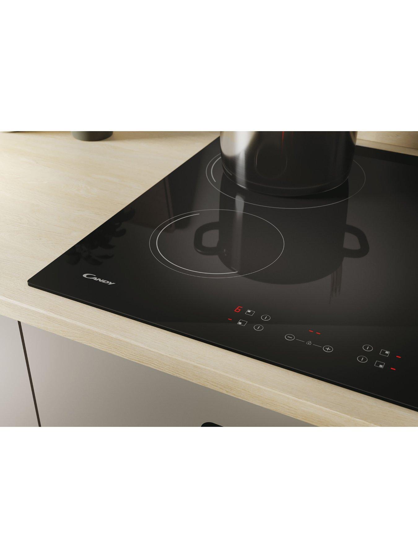  image of candy-ch64ccbnbsp60cm-ceramic-hob-with-optional-installation-black