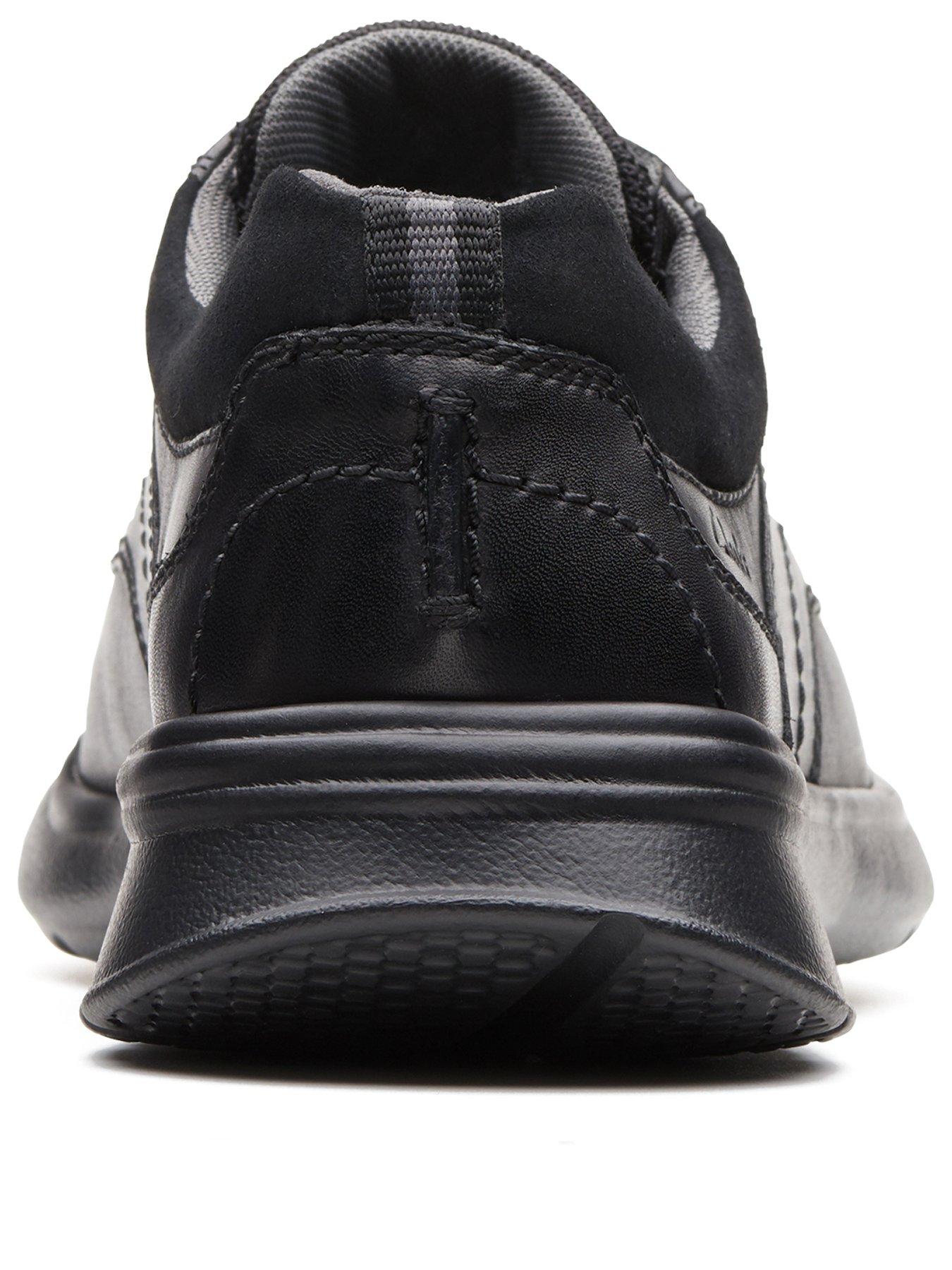 Clarks Cotrell Edge Wide Fit Shoes - Black | littlewoods.com