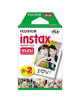 Fujifilm Instax   Instax Mini Credit Card Size Glossy Photo Film 10 Pack X 2