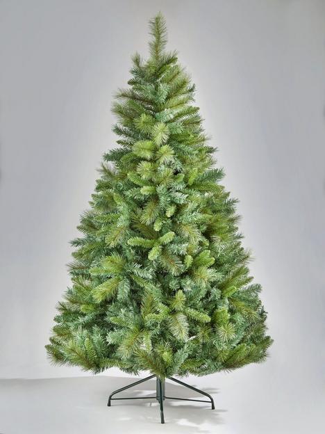 very-home-8ft-majestic-pine-christmas-tree-with-metal-stand
