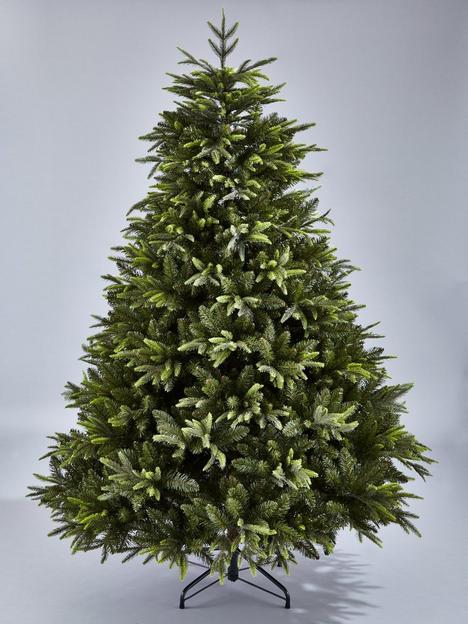 8ft-sherwood-real-look-full-christmas-tree-with-metal-stand