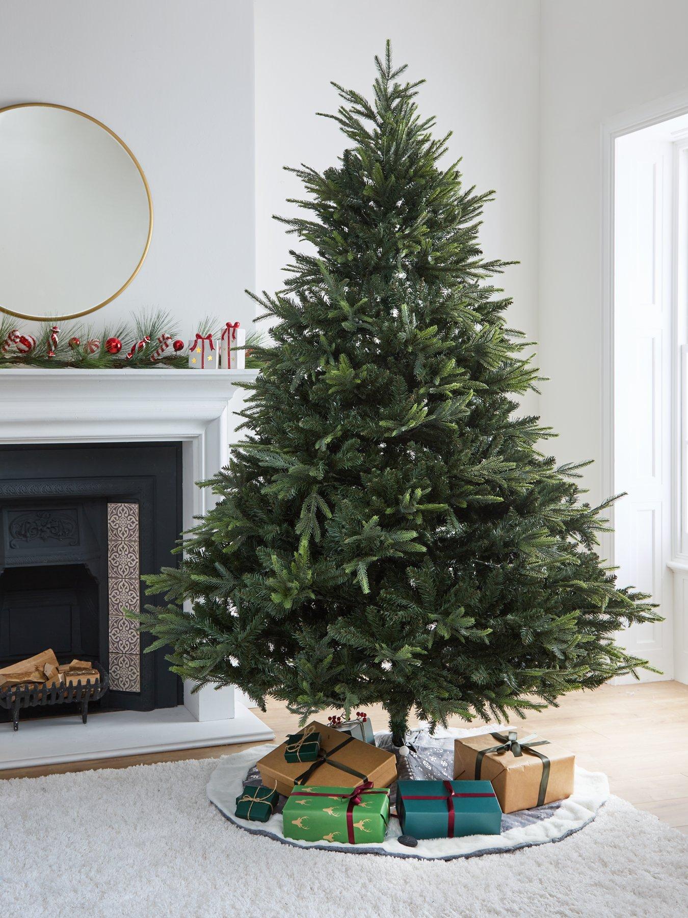 front image of very-home-8ft-sherwood-real-look-full-christmas-tree-with-metal-stand